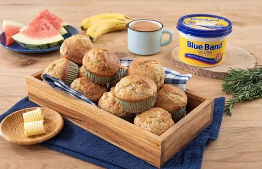 recipe image Banana Nut muffins