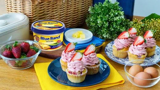 recipe image Strawberry Cupcakes