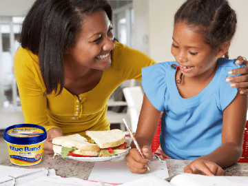 Familly cooking time with blueband