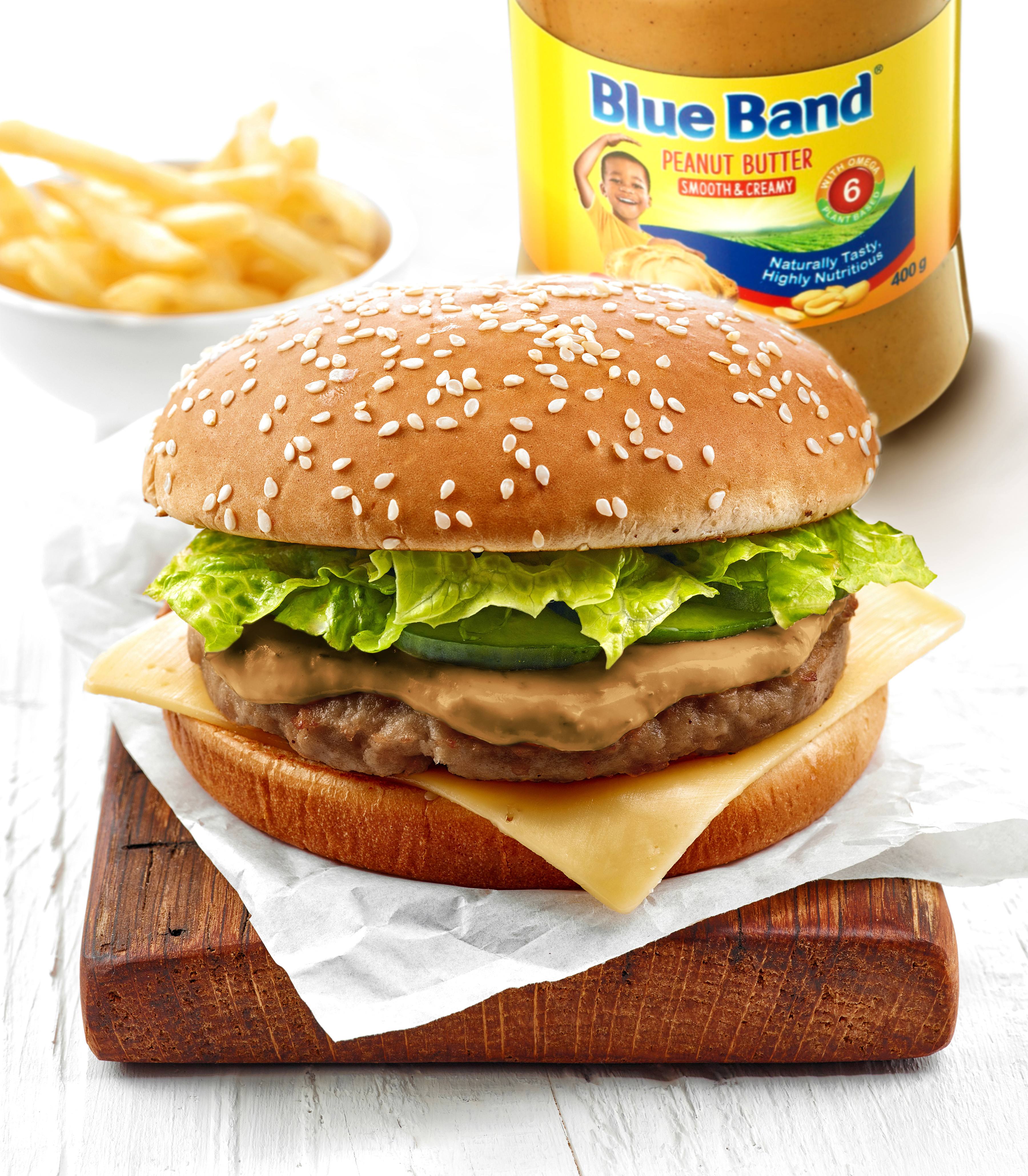 recipe image Chicken Burger with Peanut Butter Sauce