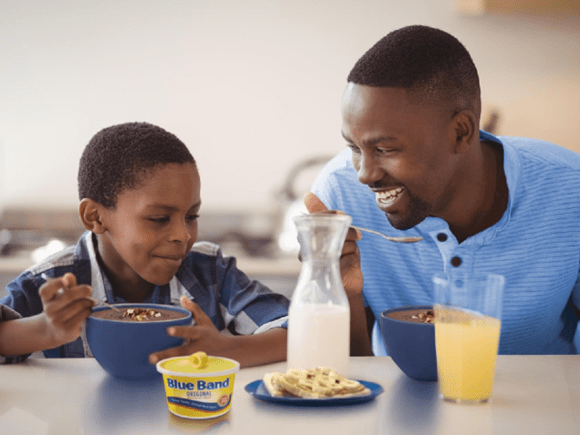 Tasty meal made with blue band original.