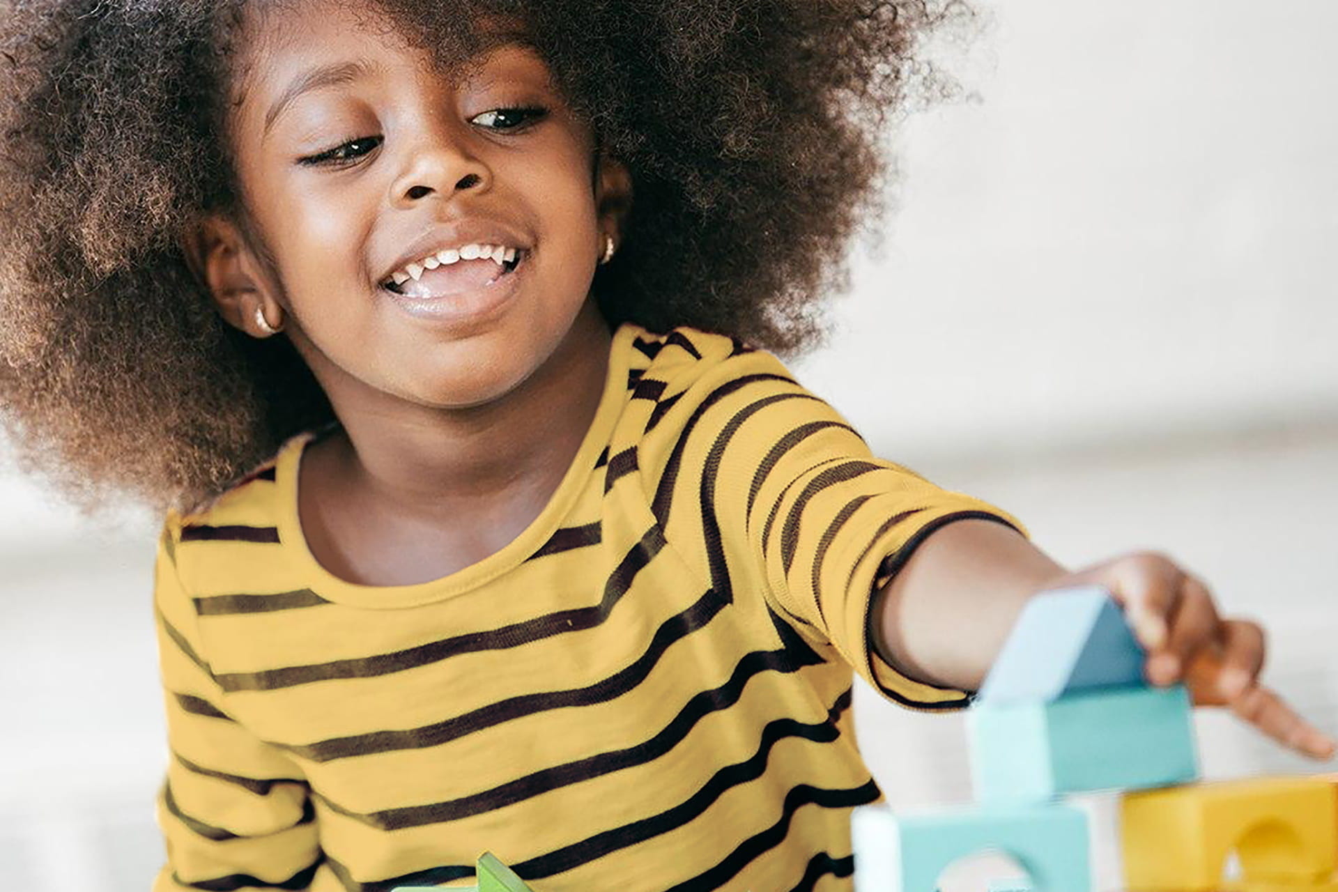 Blue Band Kenya girl playing