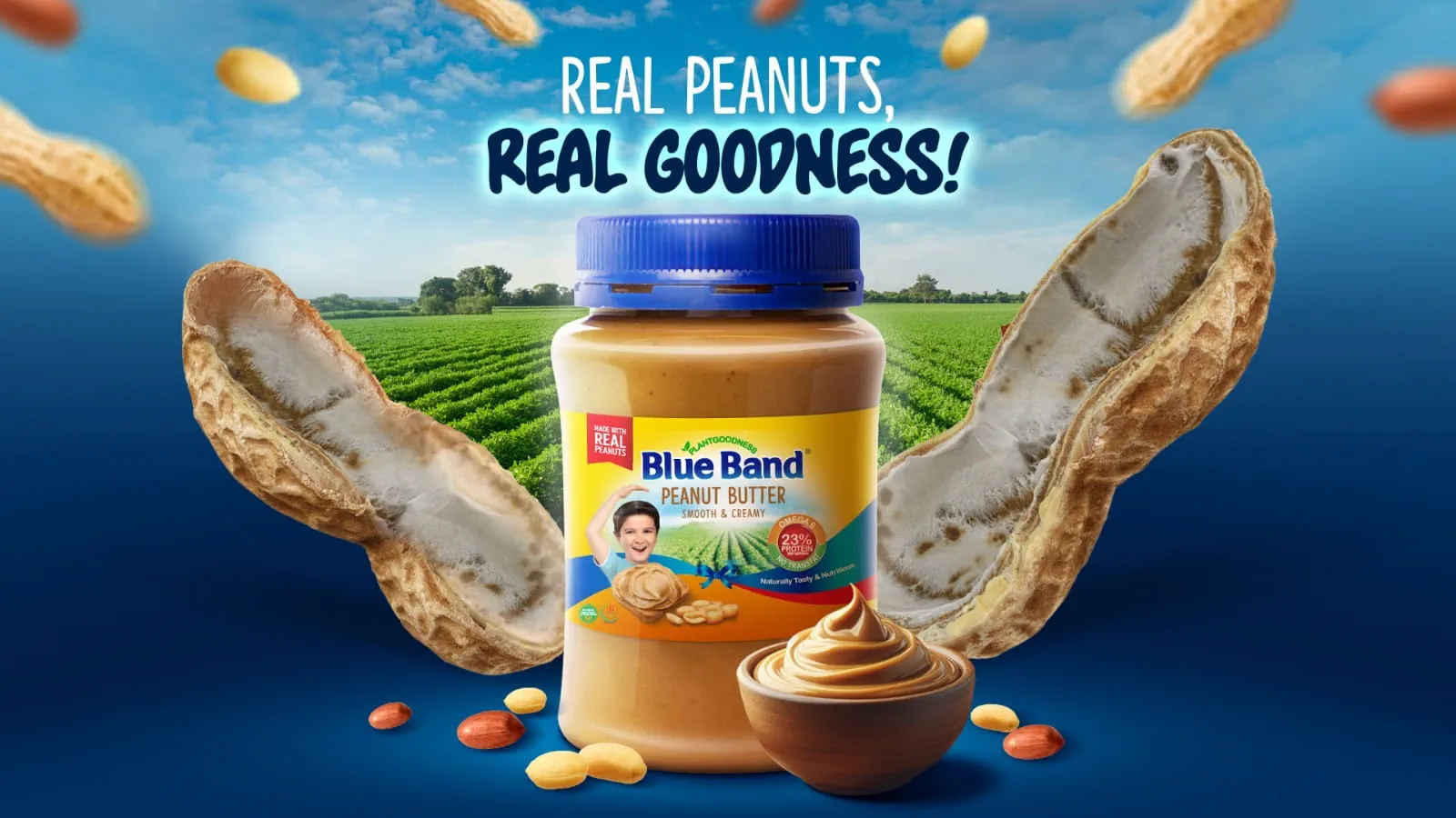 Product Page, Blue Band Peanut Butter 400gm 1600 pkr