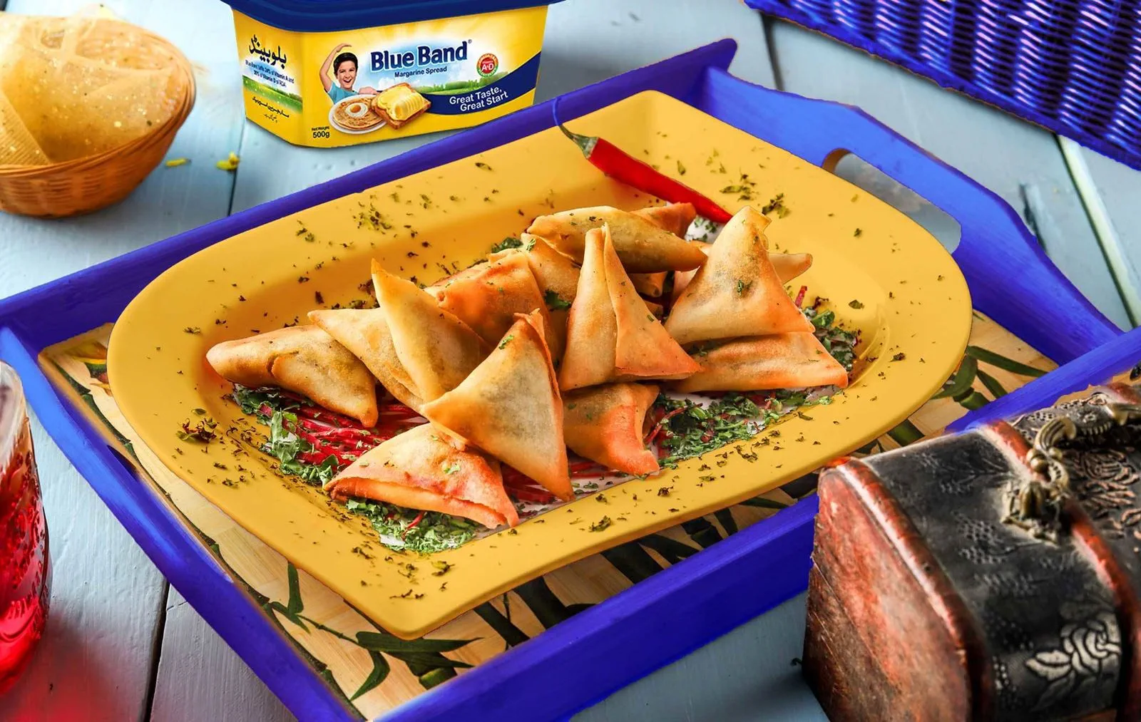 recipe image Potato & Cheese Samosas