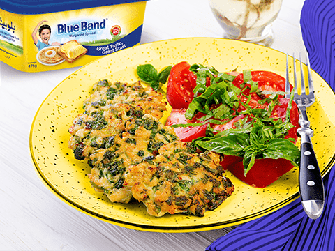 Mushroom And Spinach Omelette