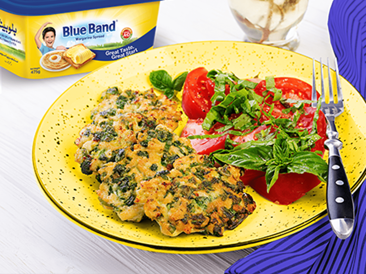 recipe image Mushroom And Spinach Omelette