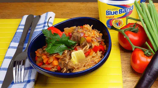 recipe image RIZ AU GRAS A LA VIANDE