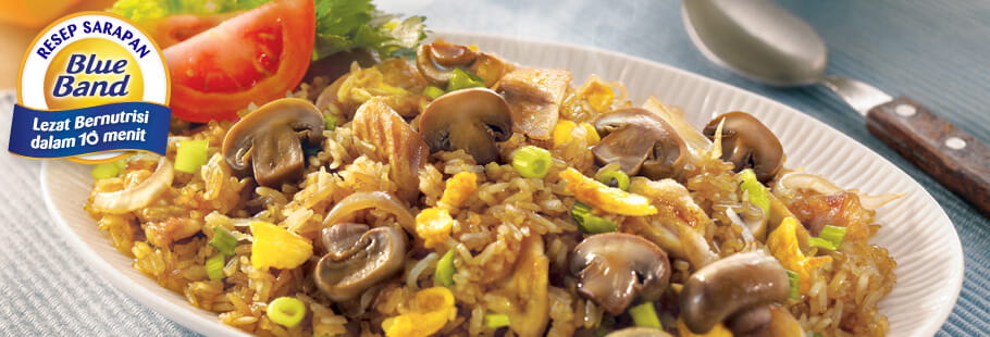 Nasi Goreng Ayam Jamur
