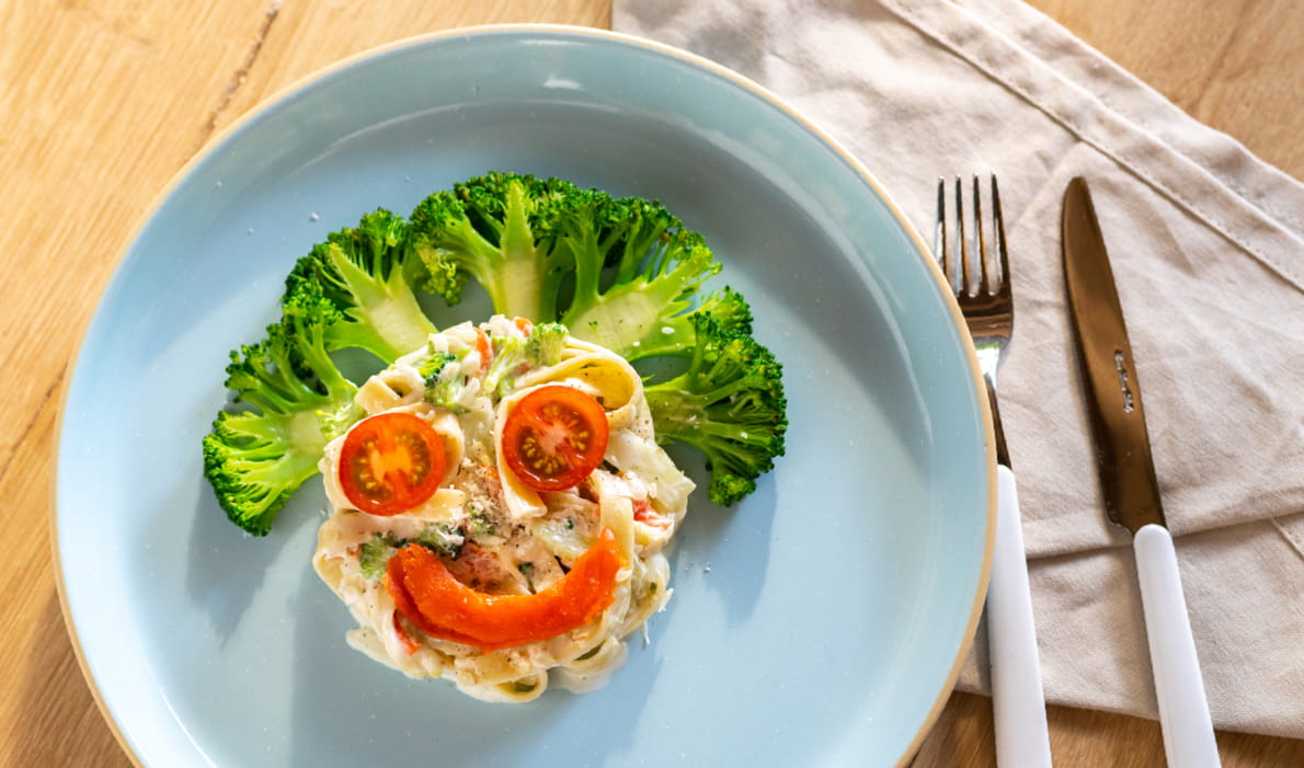 recipe image Kinderpasta: Brocco Loco