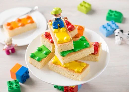 recipe image Bouwstenen cakejes