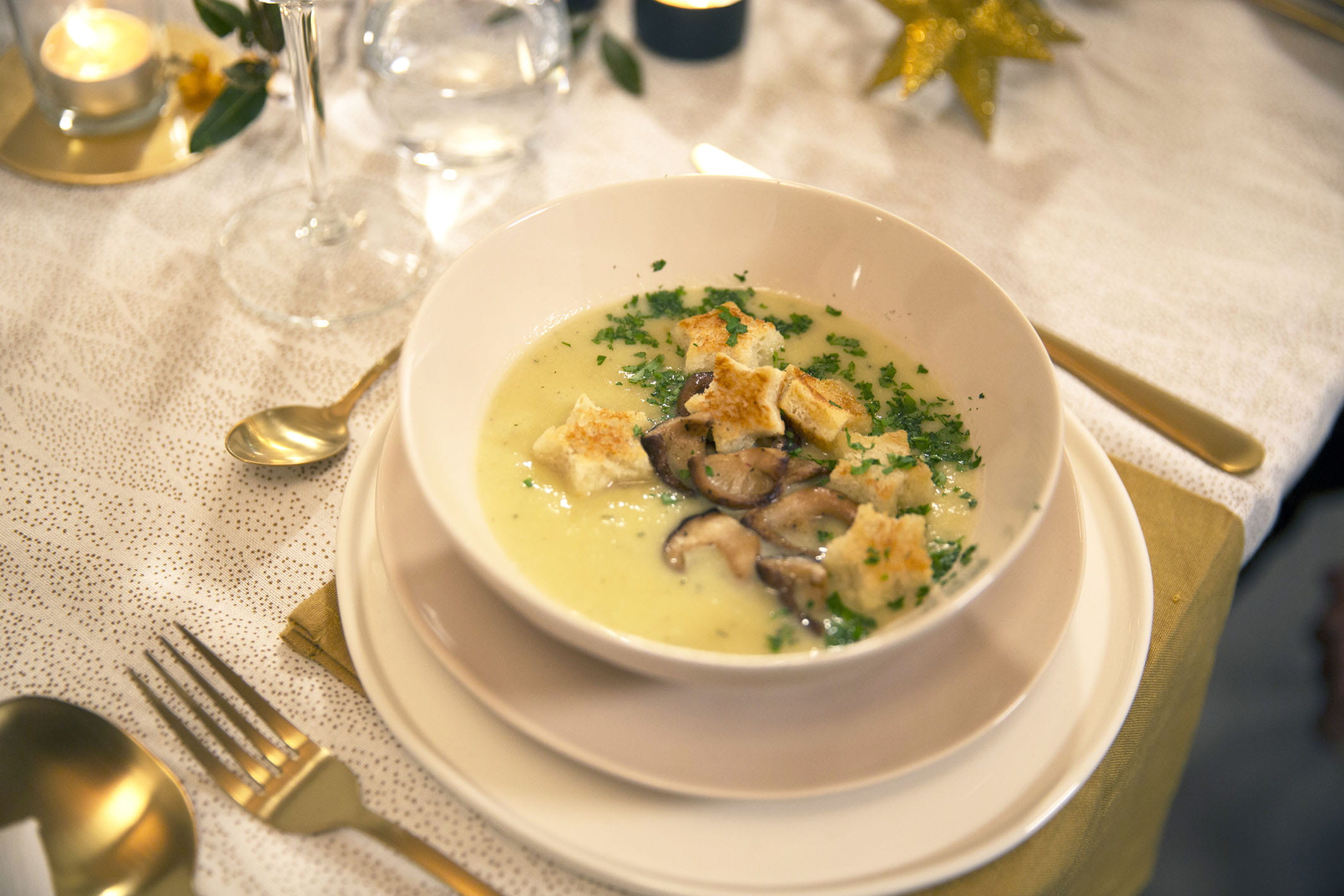 recipe image Pastinaaksoep met champignons