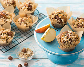 recipe image Appel en hazelnootmuffins