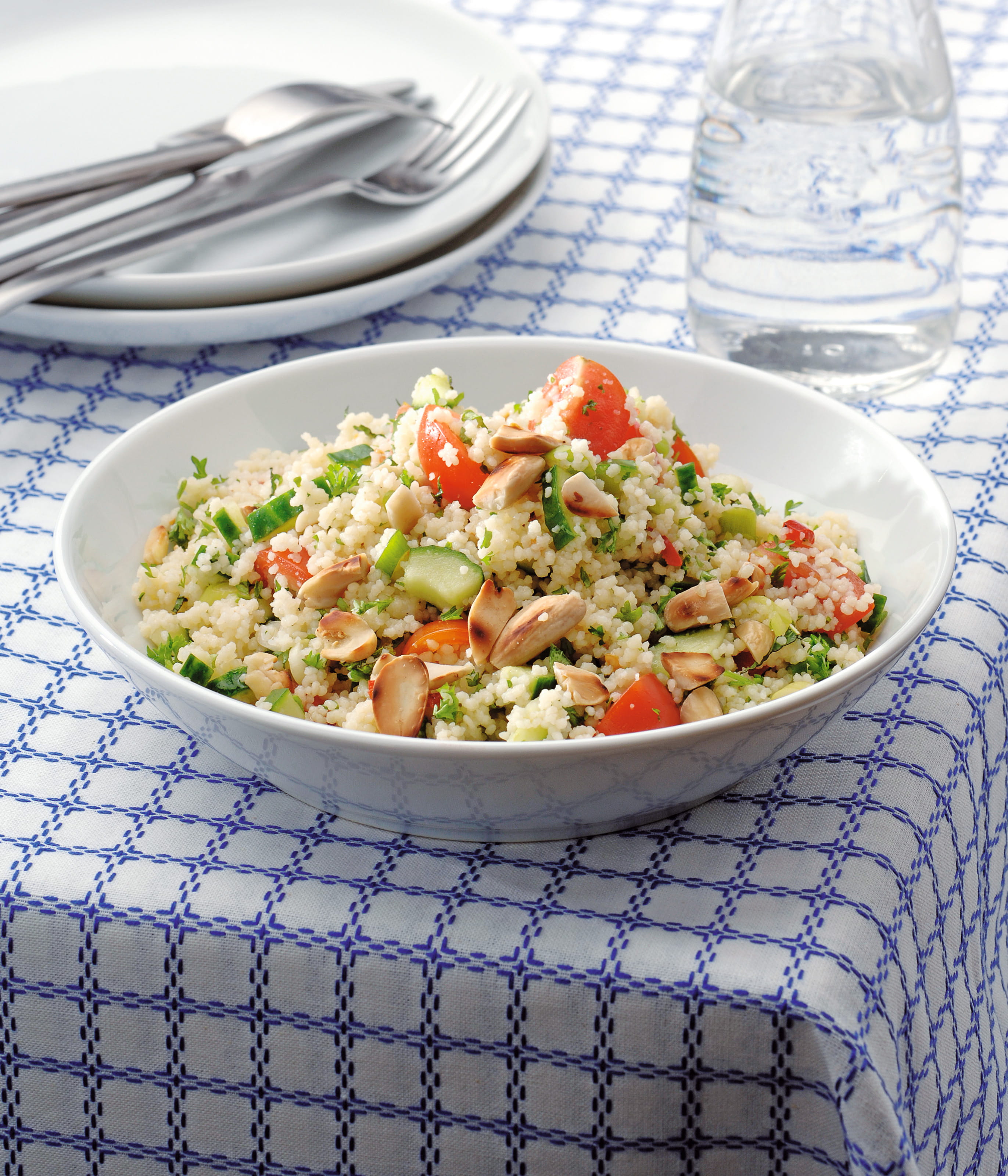 recipe image Couscoussalade met amandel en verse munt