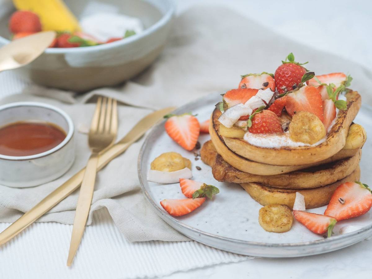 recipe image Wentelteefjes met gebakken bananen