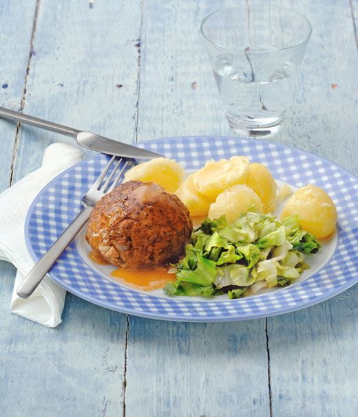 recipe image Gehaktballen met koriander, mosterd en sjalot