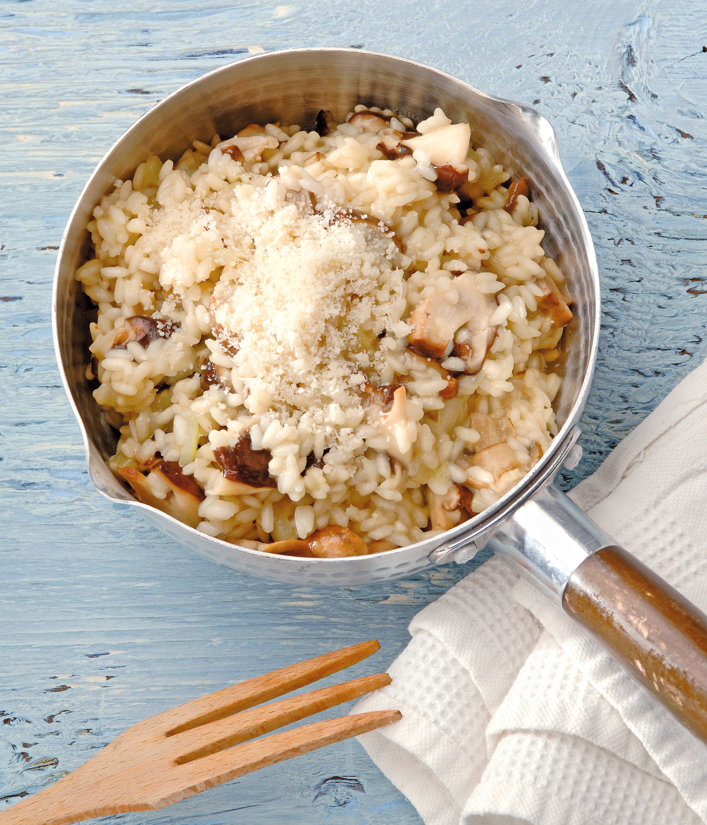recipe image Risotto met kastanjechampignons en shiitakes