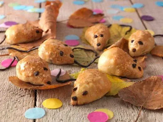 recipe image Kindertraktatie: muizen met appel