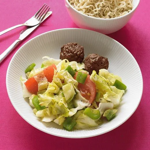 recipe image Roergebakken spitskool