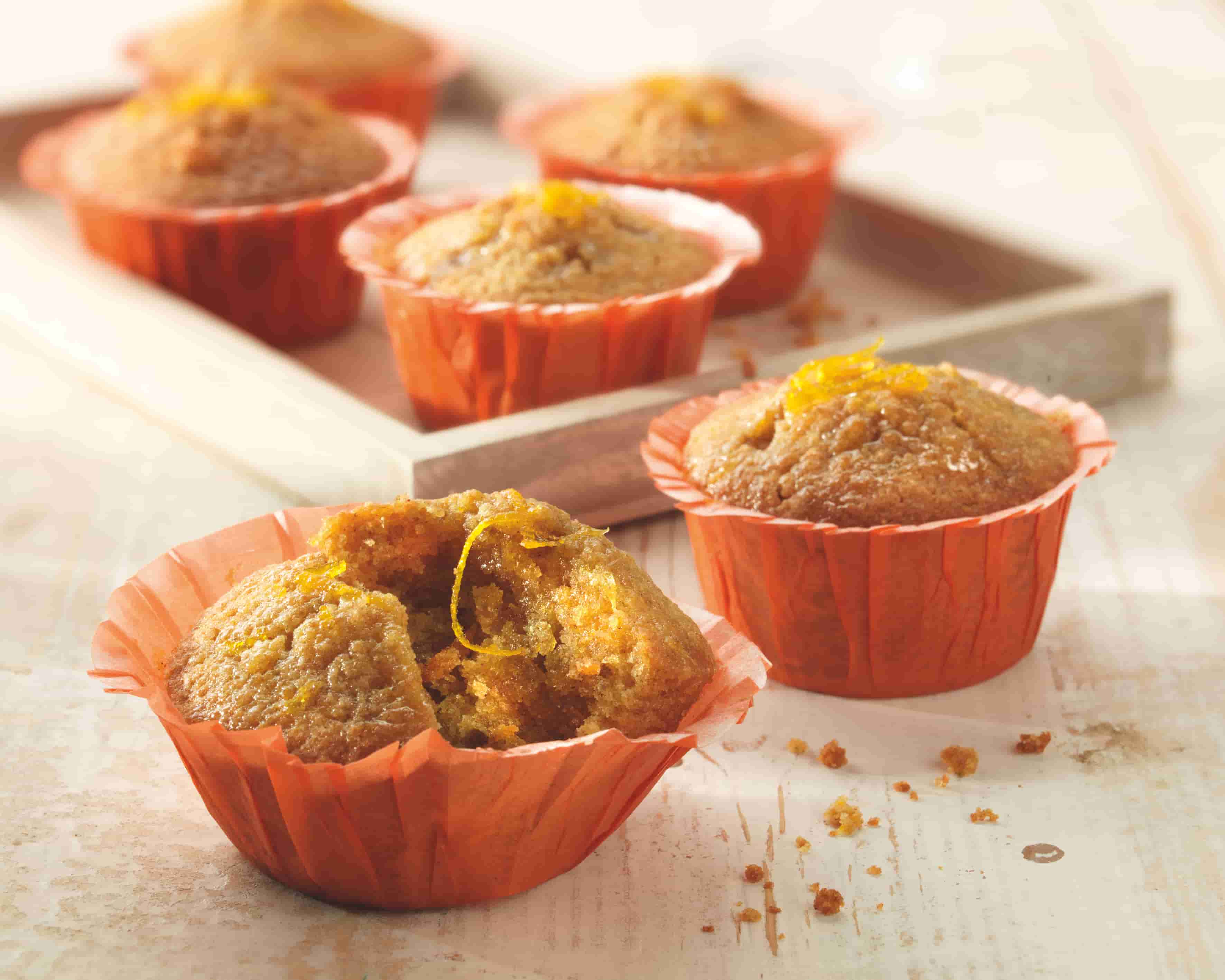 recipe image Sinaasappel wortelmuffins