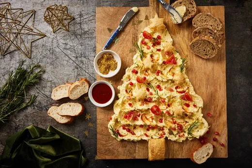 recipe image Plantaardig kerst butterboard