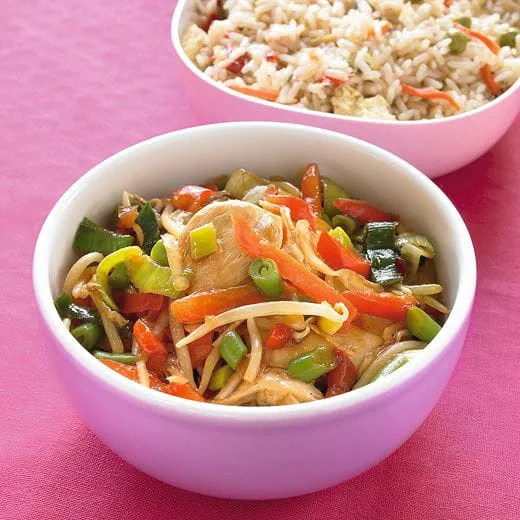 recipe image Tjap tjoy met kip en roerbakgroenten