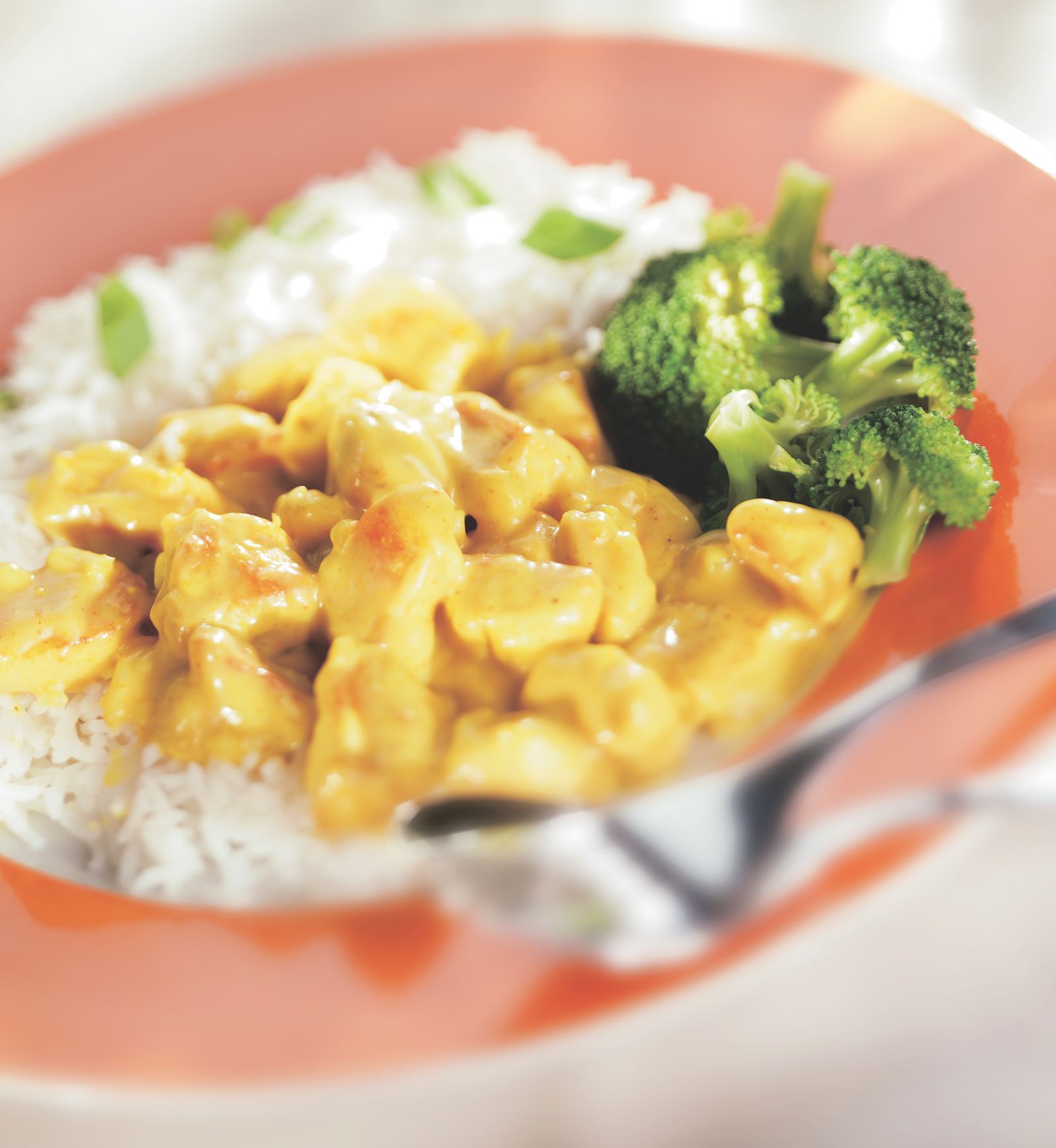 recipe image Rijst met kip kerrie saus