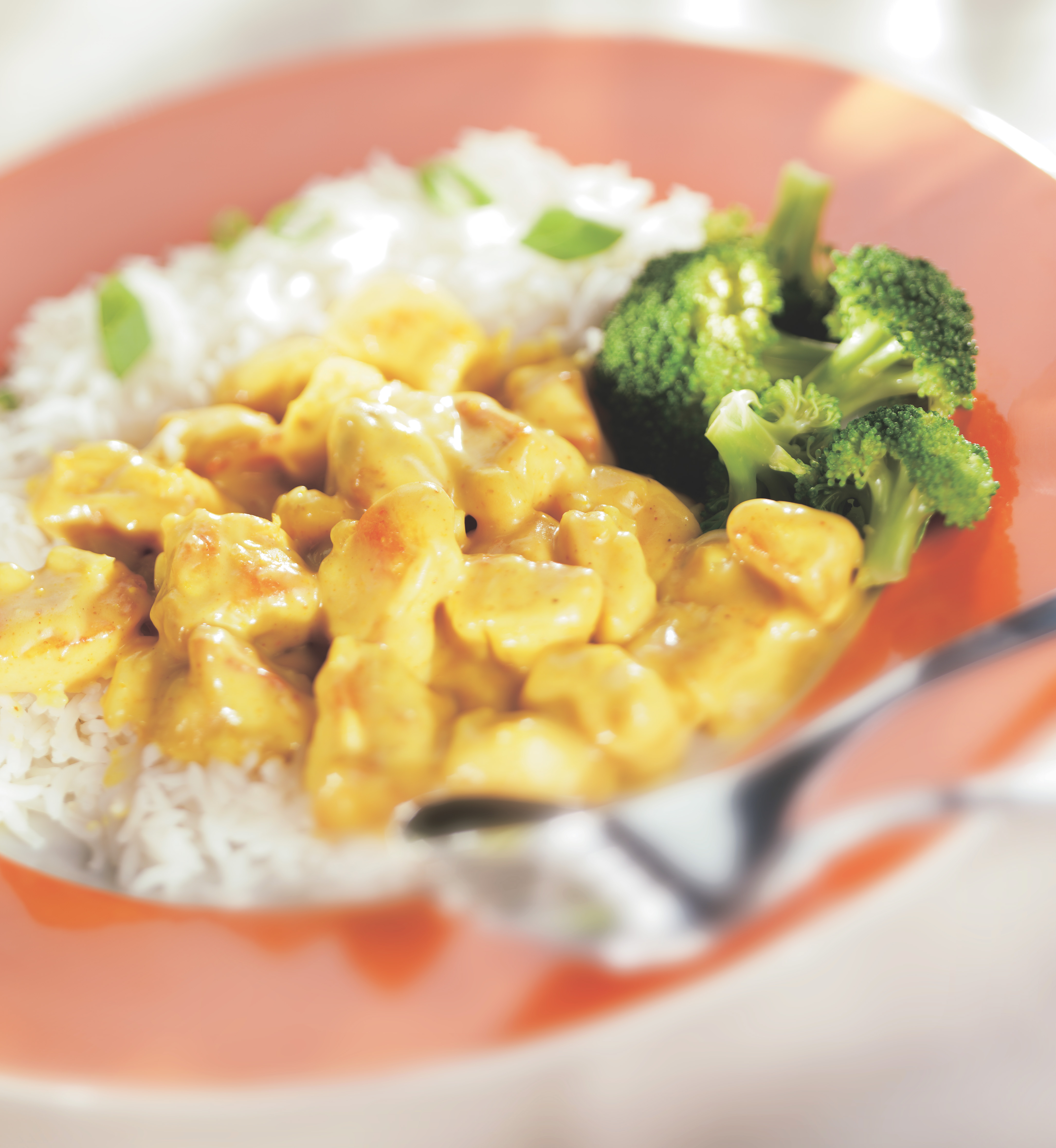 recipe image Rijst met kip kerrie saus