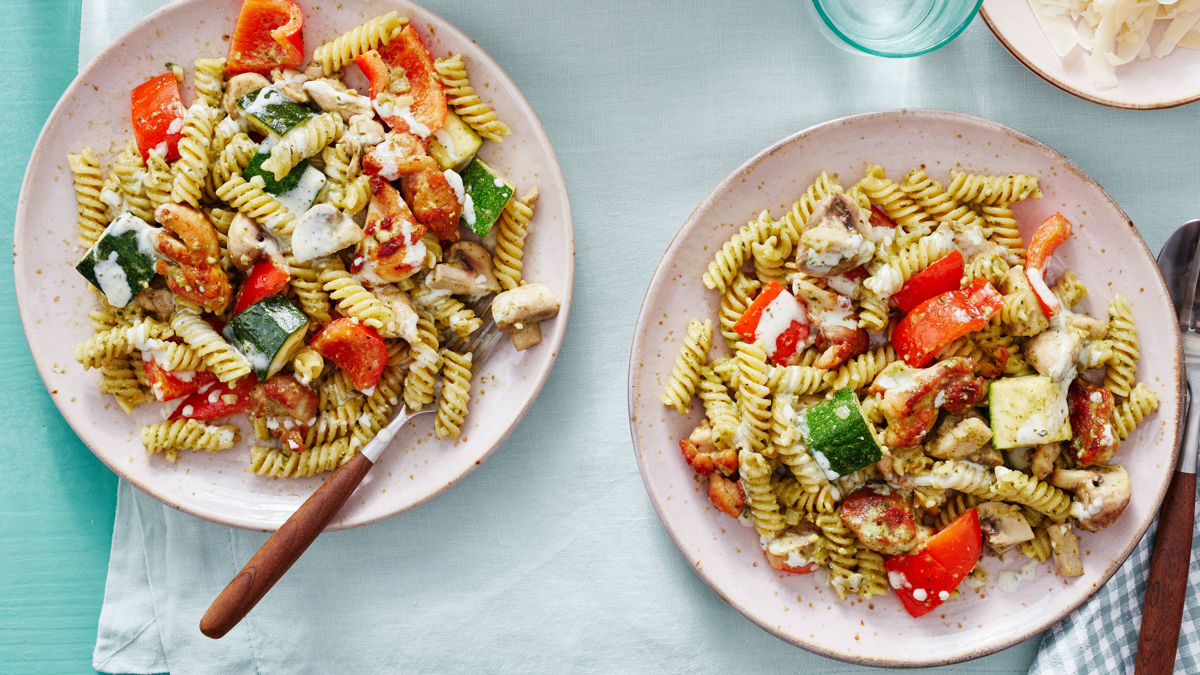recipe image Pasta pesto met kip