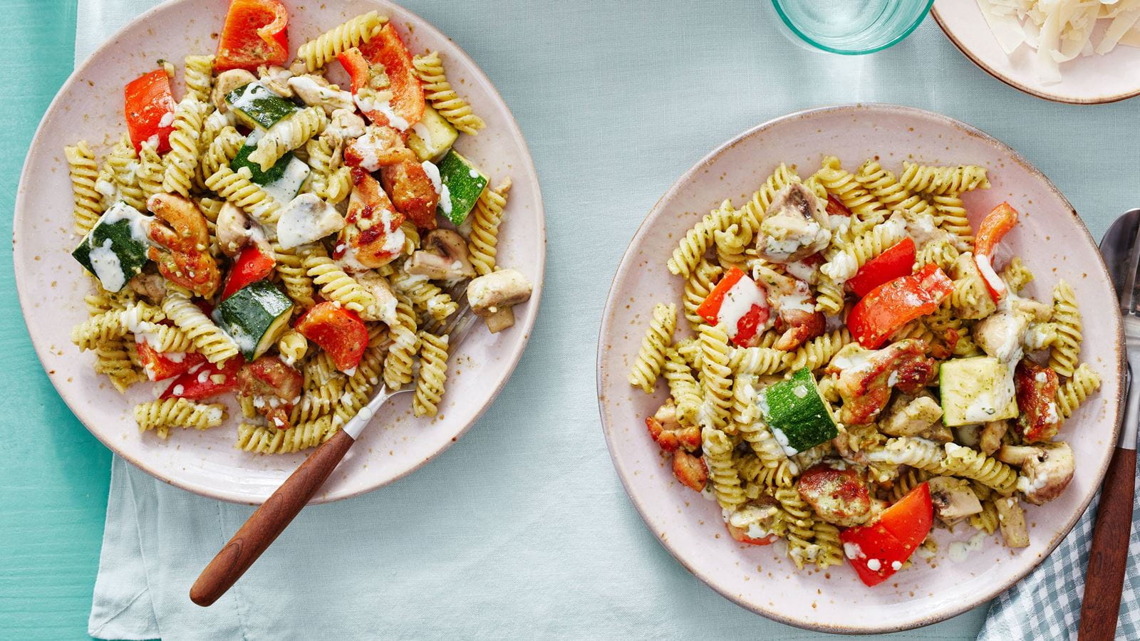 recipe image Pasta pesto met kip