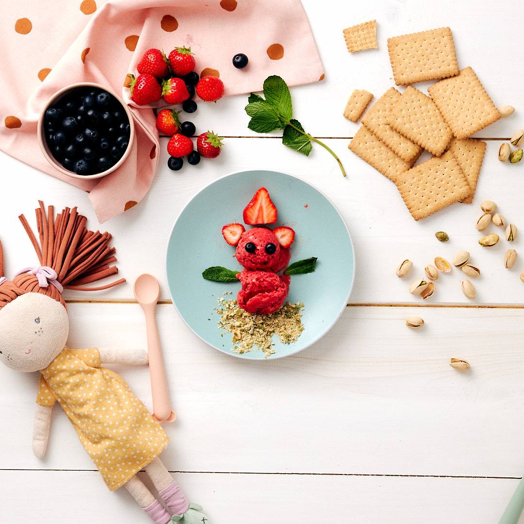 recipe image Zelfgemaakt aardbeienijs