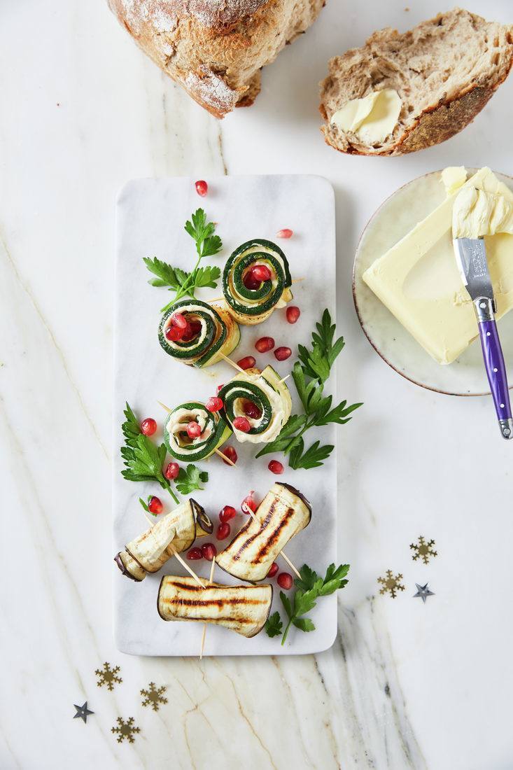 recipe image Groenterolletjes gevuld met hummus