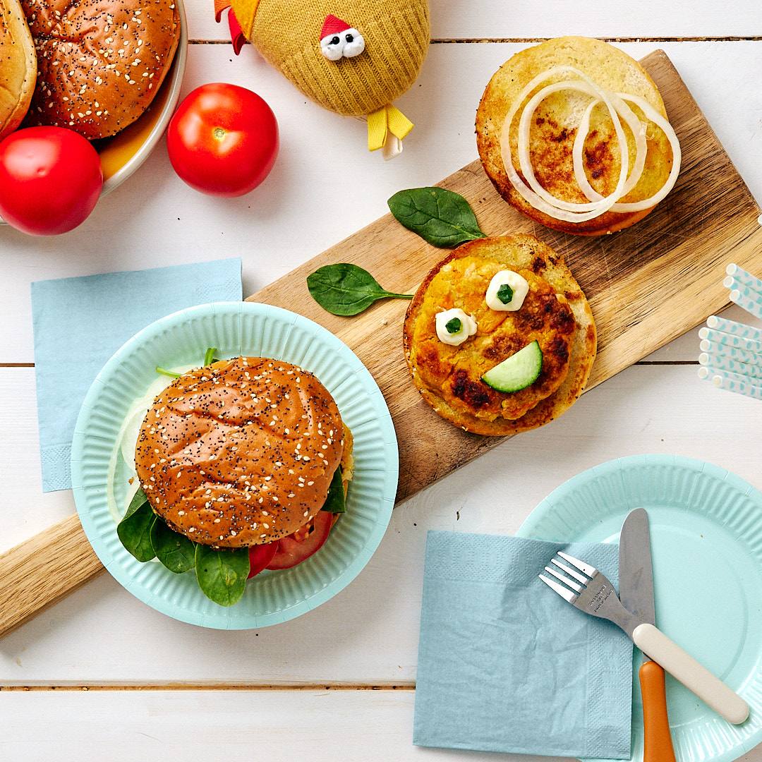 recipe image Amerikaanse Pompoenburgers
