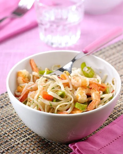recipe image Bami met garnalen