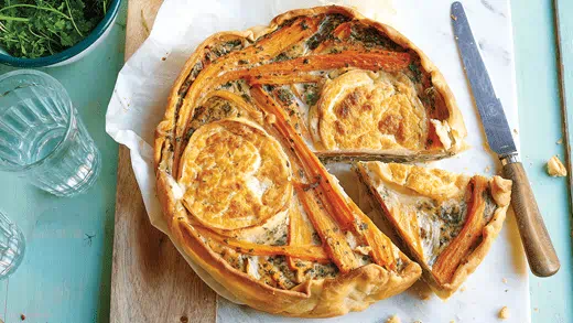 recipe image Quiche met geitenkaas en venkel
