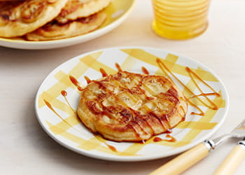 recipe image Amandel pannenkoeken met banaan