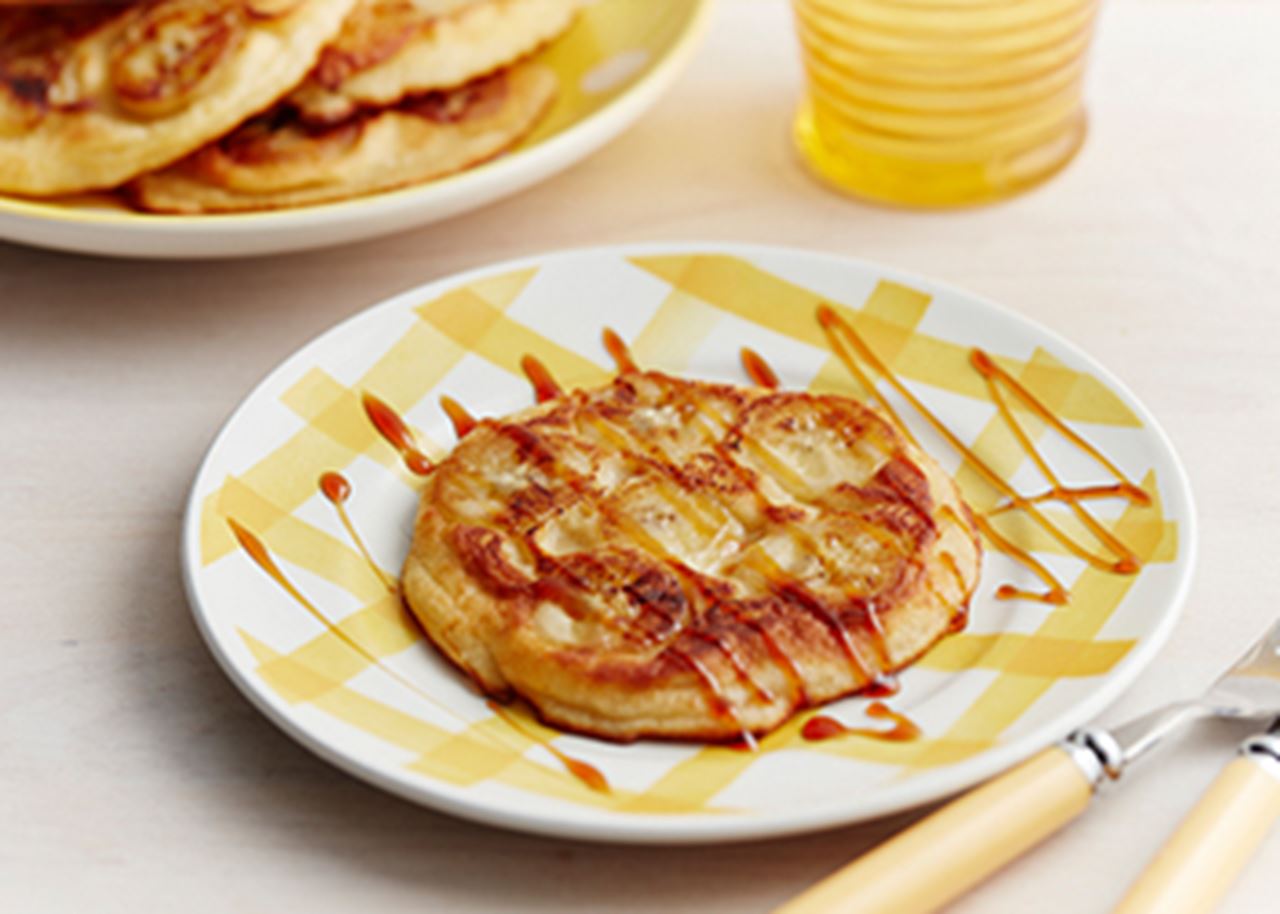 recipe image Amandel pannenkoeken met banaan