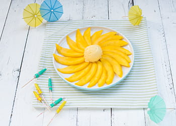 recipe image Mango ijs
