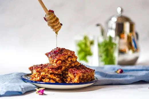 recipe image Baklava met rozenwater en walnoten