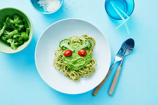 recipe image Groene 'monster' pasta