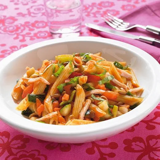 recipe image Penne met roerbakgroente