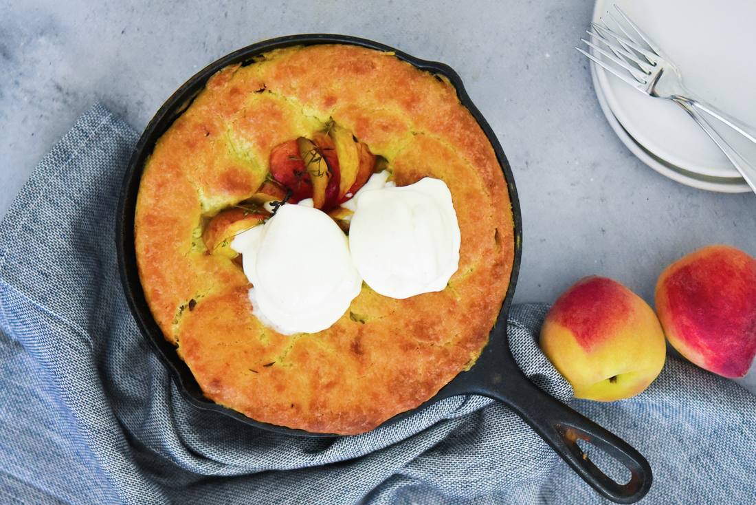 recipe image Galette van de barbecue met perzik