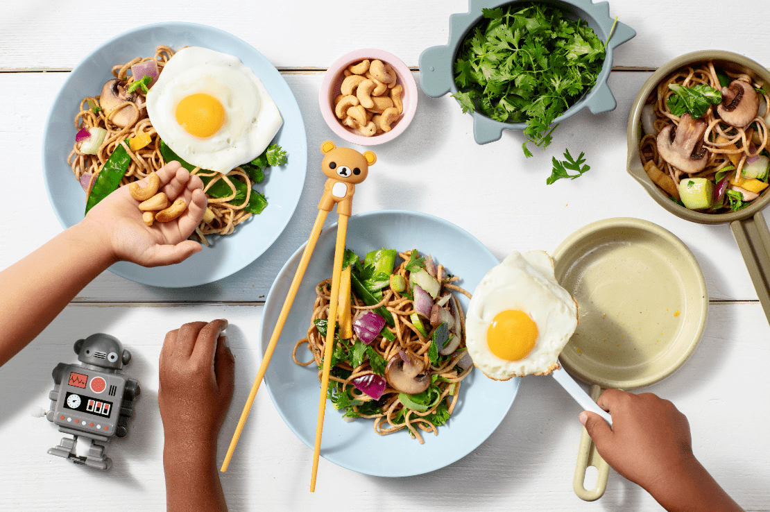 recipe image Japanse noedels met gebakken ei