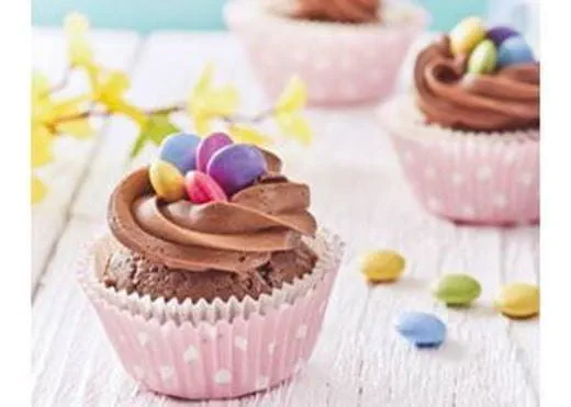 recipe image Chocolade nestjes cupcakes
