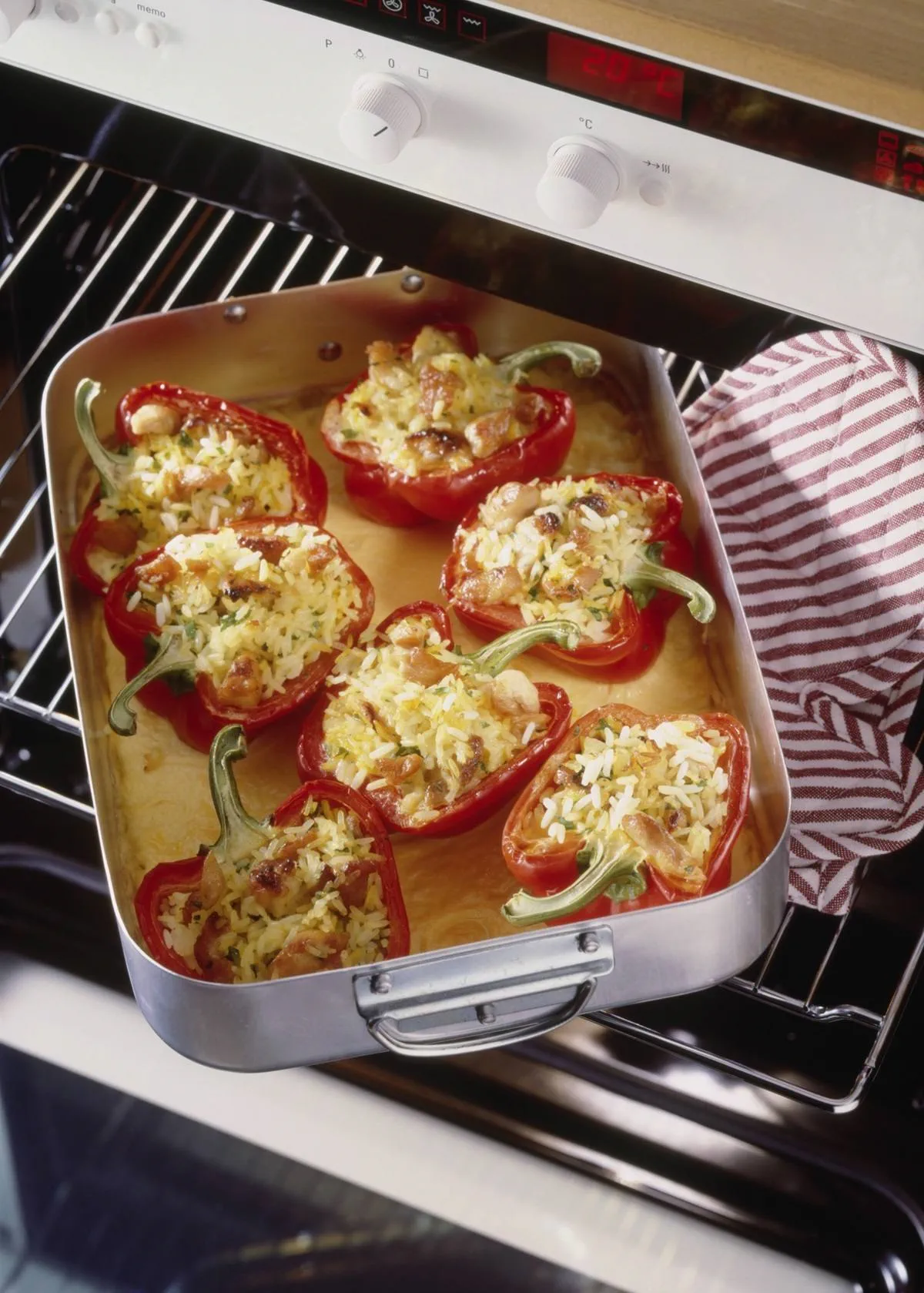 recipe image Gevulde paprika
