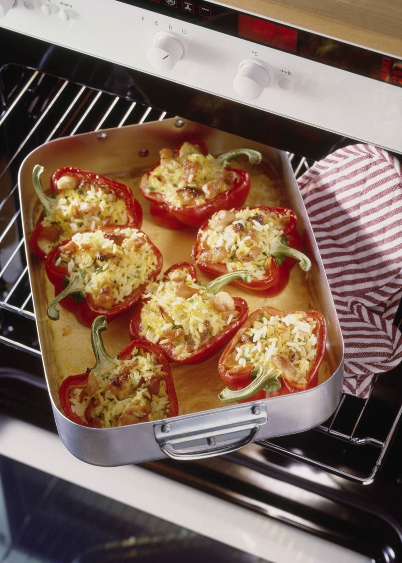 recipe image Gevulde paprika
