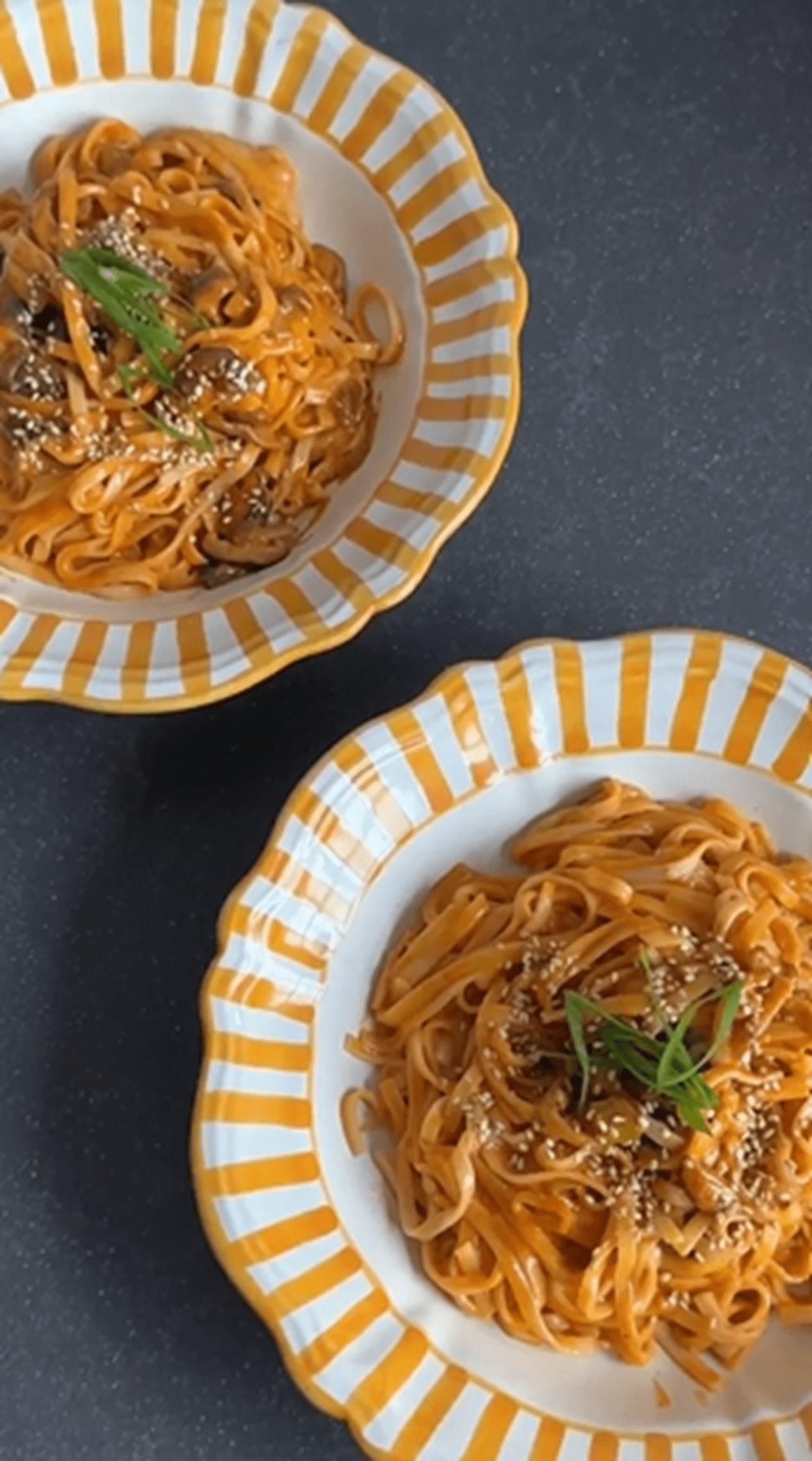recipe image Creamy gochujan noodles