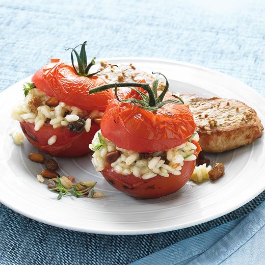 recipe image Tomaten gevuld met risotto