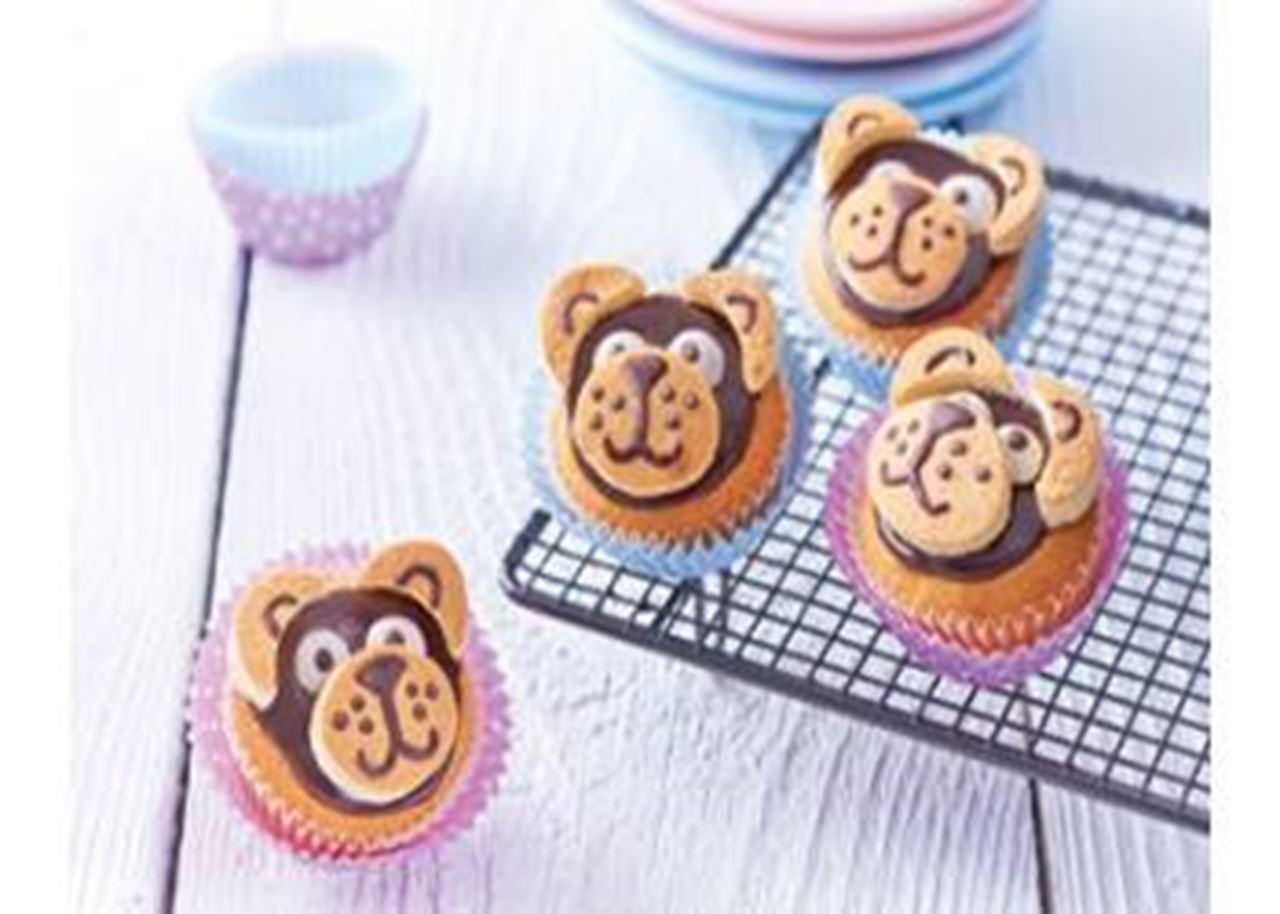 recipe image Knuffelbeer cupcakes