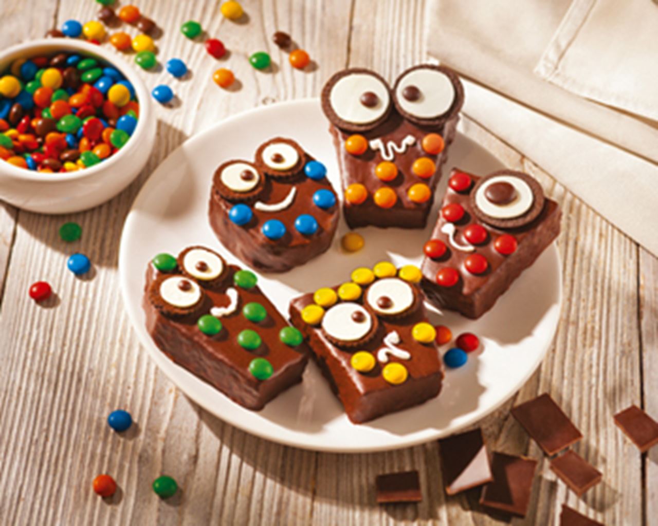 recipe image Monsterlijke mini brownies