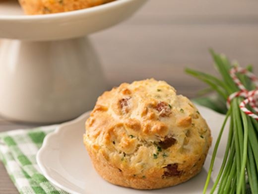 recipe image Hartige muffins met ham en kaas